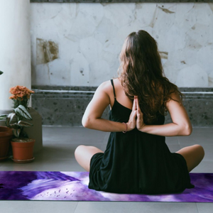 PRESALE ONLY! June & Juniper Foldable Travel Yoga Mat- Thin Light Non-Slip & Eco