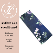 Load image into Gallery viewer, June &amp; Juniper&#39;s Signature Foldable Travel Yoga Mat- Secret Garden