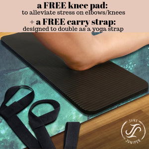 PRESALE ONLY! June & Juniper Foldable Travel Yoga Mat - Patronas Forest
